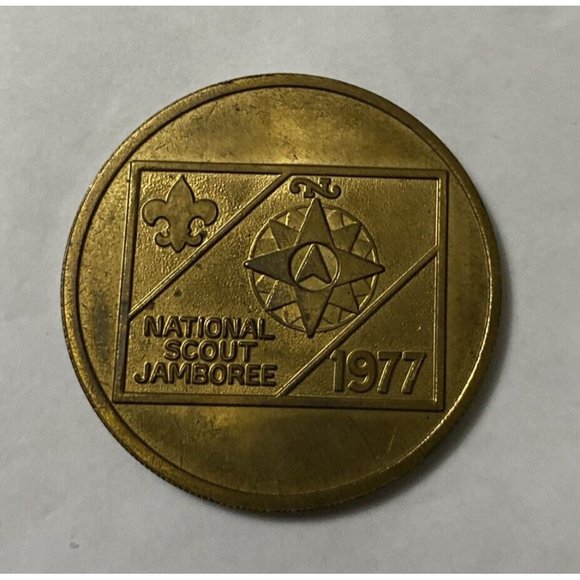 1977 Moraine State Park, PA National Boy Scout Jamboree Medallion Token - Picture 4 of 5